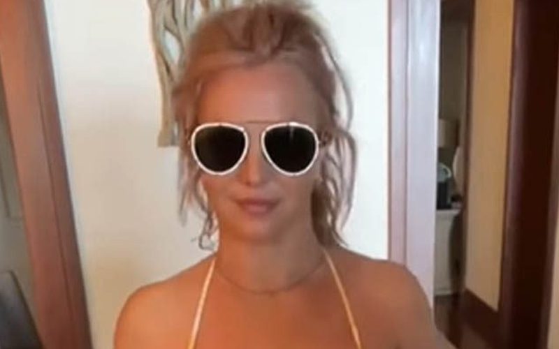 Britney Spears Has Some Fun In Skimpy Yellow Bikini