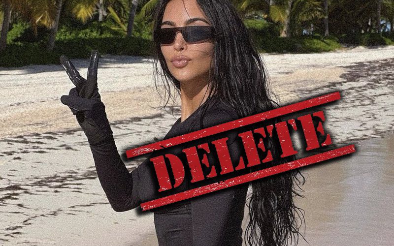 Kim Kardashian Deletes Steamy Image After Photoshop Accusation
