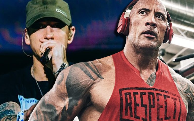 The Rock Uses Eminem To Get Pumped In The Gym
