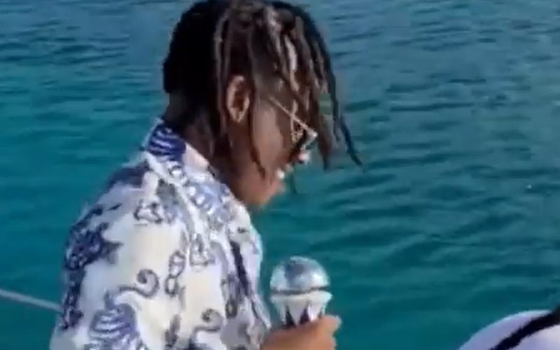 Rich The Kid Blames George Clooney’s Booze For Video Grinding With Tori Brixx On A Boat