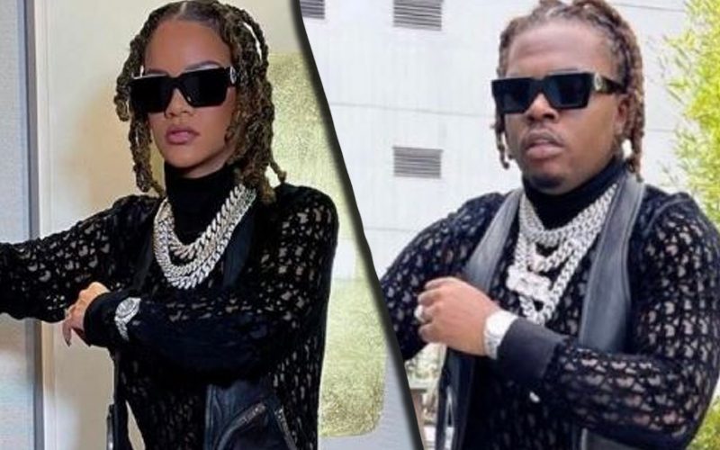Rihanna Gets Gunna’s Attention After Borrowing His Look