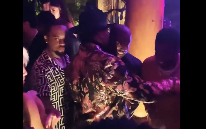 Kanye West Parties In Miami With Diddy On New Year’s Eve