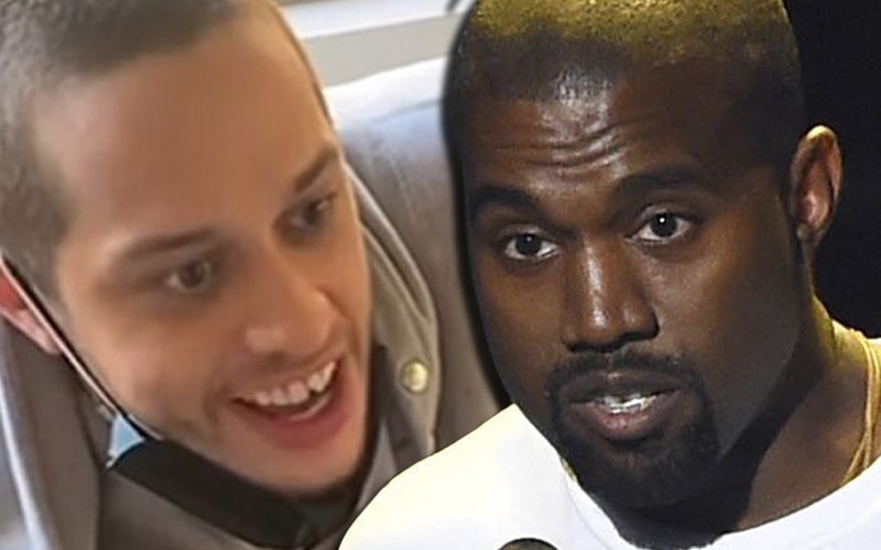 Pete Davidson Sporting Chipped Tooth That Has Nothing To Do With Kanye West