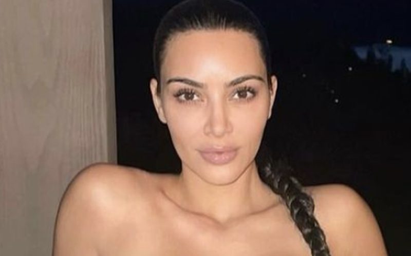 Kim Kardashian Shocks Fans Showing Off In Micro-Thong