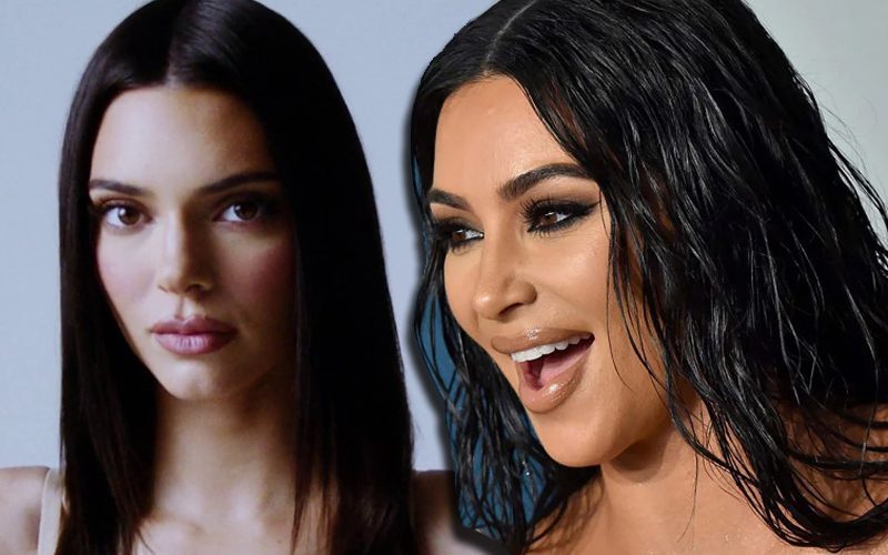 Kendall Jenner Shows Off In SKIMS & Kim Kardashian Is Here For It