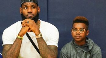 LeBron James Is A Proud Dad After Son Bryce’s First Dunk