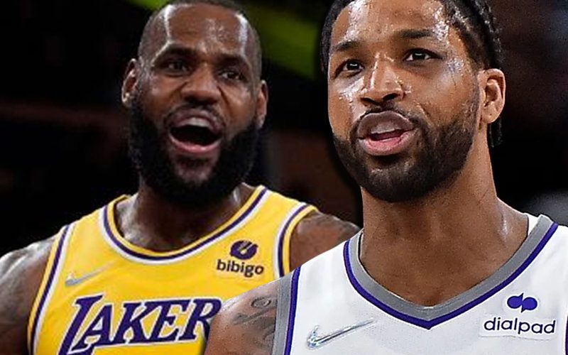 LeBron James Had Words For Tristan Thompson During Lakers vs Kings Game