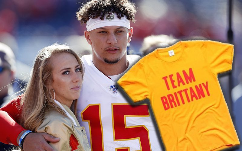 Patrick Mahomes Fiancé’s Sells Out 2,000 ‘Team Brittany’ Shirts In A Single Day