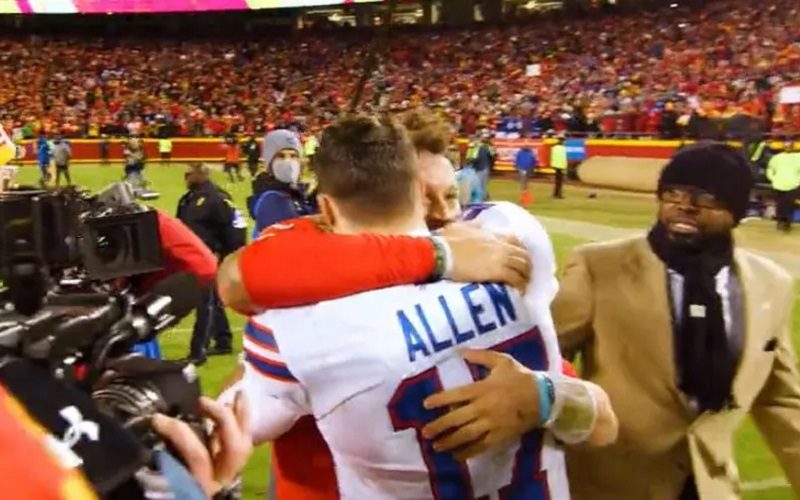 Patrick Mahomes Runs To Hug Josh Allen After Chiefs Eliminate Bills From Playoffs