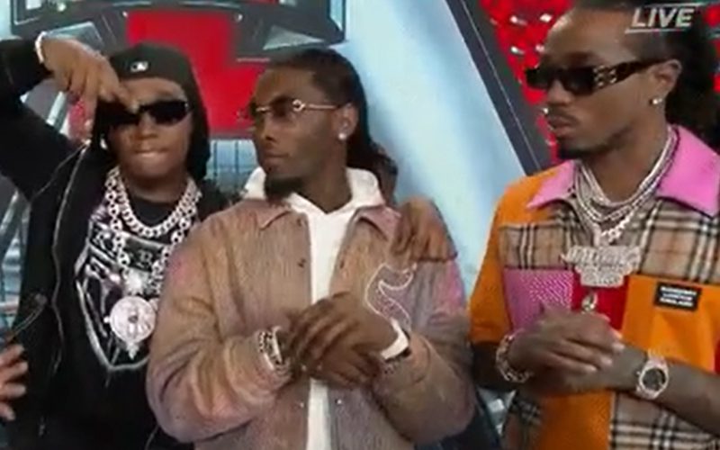 Migos Make Special Appearance At WWE Day 1 Promo