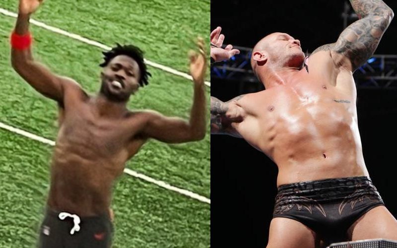 Randy Orton Reacts To Antonio Brown Imitating His Pose During Sideline Meltdown