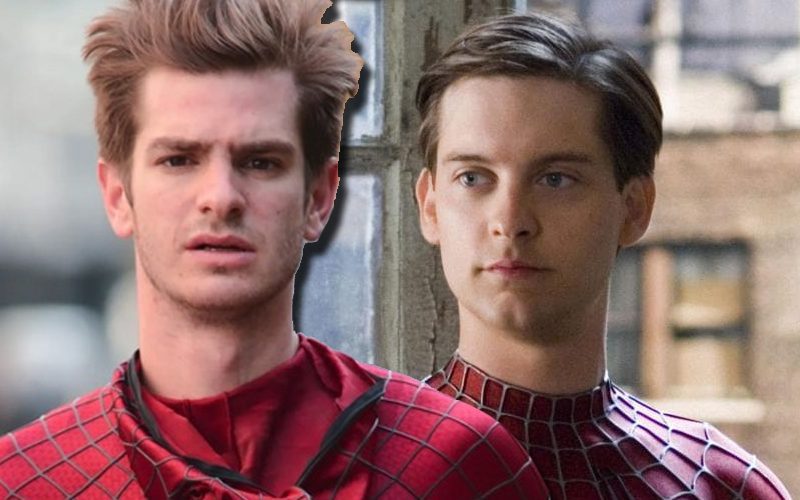 Tobey Maguire & Andrew Garfield Snuck Into Theater To See New Spider-Man Movie