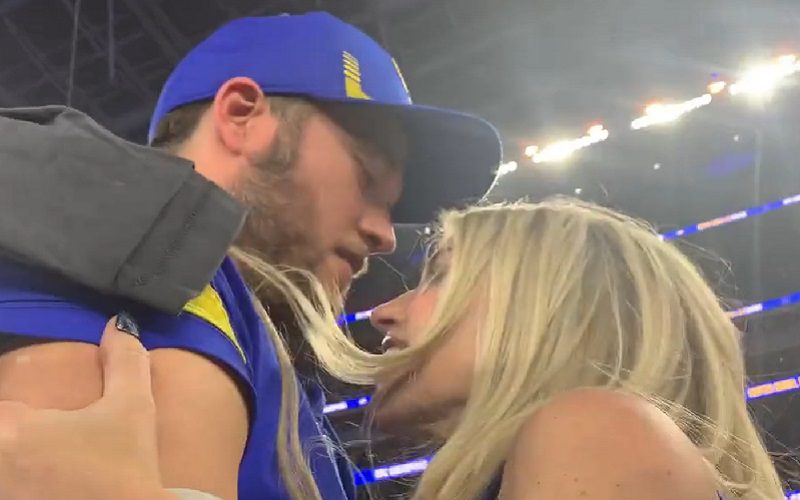 Matthew Stafford Shares On-Field Moment With Wife After Leading Rams To Super Bowl