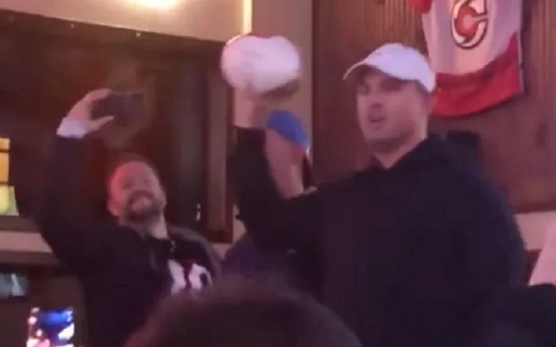 Bengals Head Coach Zac Taylor Delivers Game Ball To Local Bar