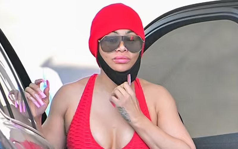 Blac Chyna Flaunts Her Figure In Cherry Red Workout Outfit After Rob Kardashian Drops Lawsuit