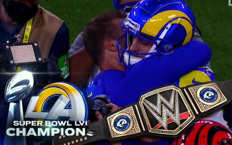 LA Rams Get Custom WWE Title After Super Bowl Win