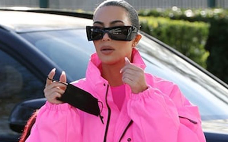 Kim Kardashian Goes Pink Amid Kanye West Controversy