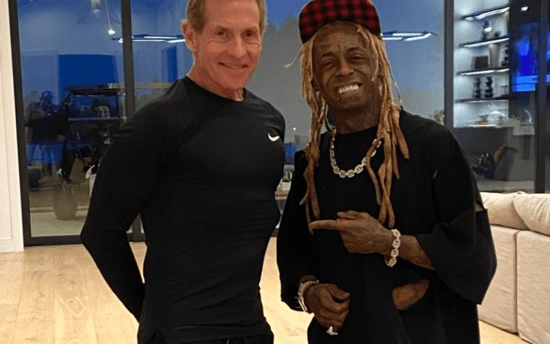 Lil Wayne Hangs With Skip Bayless & His Wife