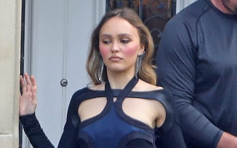 Johnny Depp’s Daughter Lily-Rose Depp Stuns In A Racy Cut-Out Gown