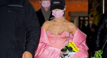 Ariana Grande Stuns In Bubblegum Pink Dress At Wicked On Broadway
