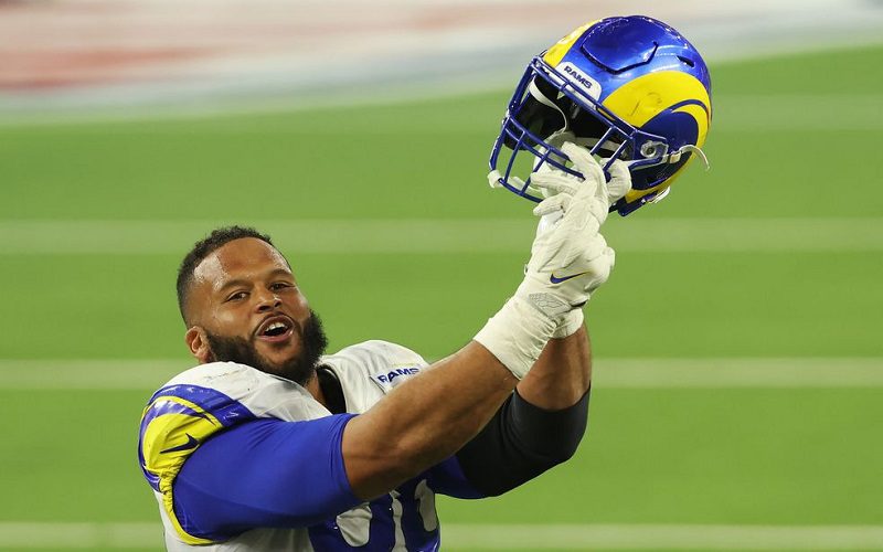 Aaron Donald Considers Retirement After Stellar Performance In Super Bowl Victory