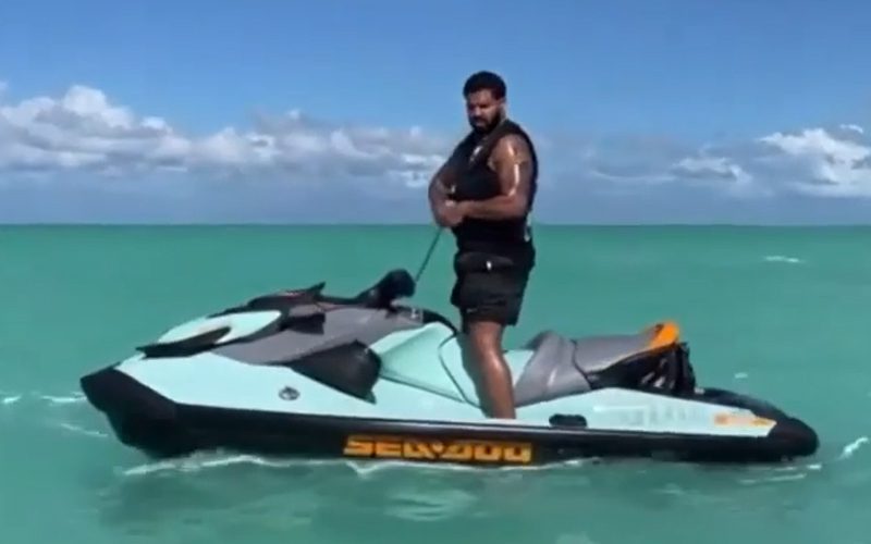 Drake Spotted On Jet Ski During Vacation