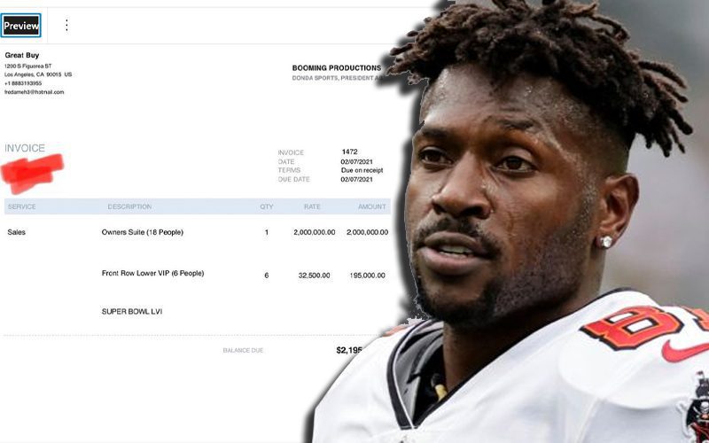 Antonio Brown Sends Kanye West A $2 Million Invoice After Recent Project
