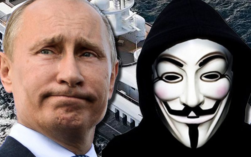 Anonymous Hacker Group Takes Over Vladimir Putin’s Luxury Yacht