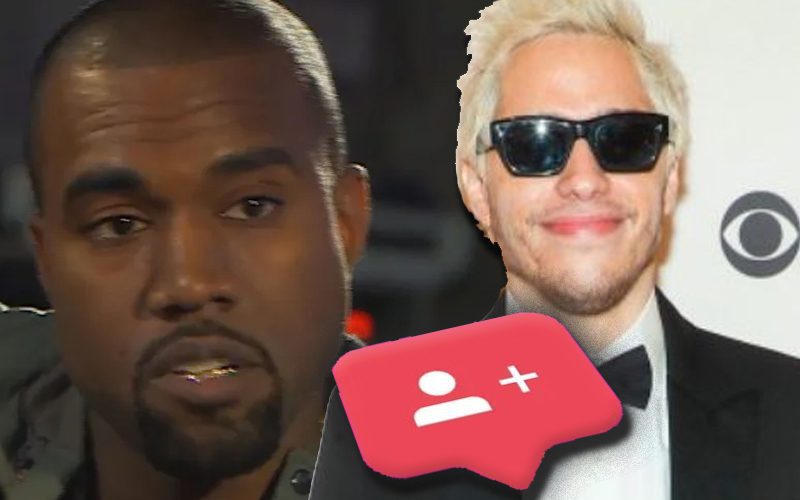 Kanye West Wants The World To Know He’s Following Pete Davidson On Instagram