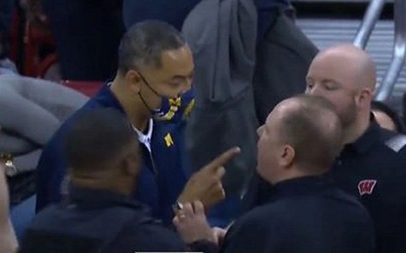 Michigan Head Coach Juwan Howard Throws Punch At Wisconsin Assistant Coach After Loss