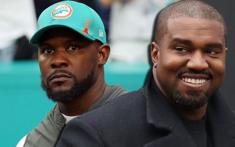 Kanye West Supports Former Dolphins Head Coach Brian Flores