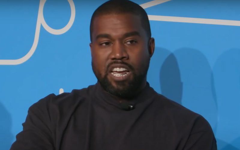 Kanye West Throws Down Mic In Frustration After Audio Problems At Donda 2 Listening Party