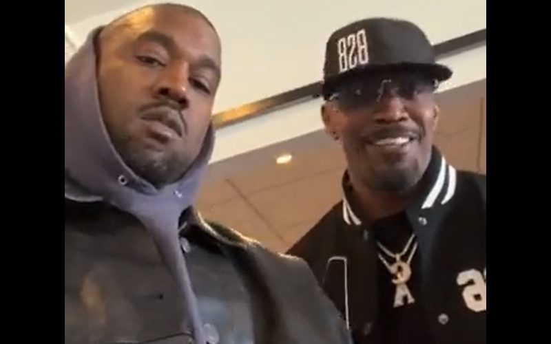 Kanye West & Jamie Foxx Link Up Following The Release Of Jeen-Yuhs Part 2