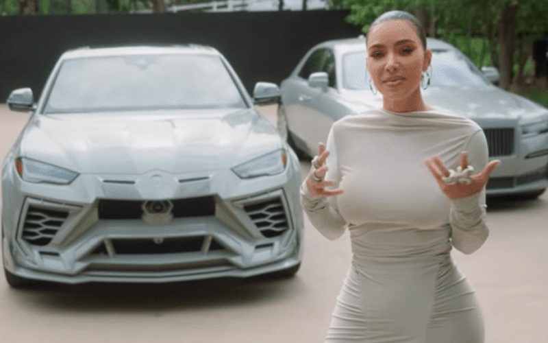 Kim Kardashian Paints Her Cars Grey To Match Her House