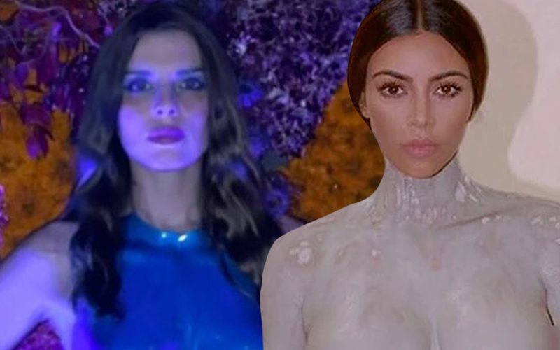 Julia Fox Rocks Body Paint Like Kim Kardashian’s Famous Look