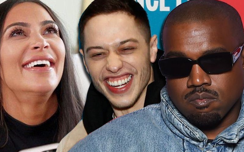 Kanye West Reacts To Kim Kardashian & Pete Davidson’s ‘Fireplace Lovemaking’