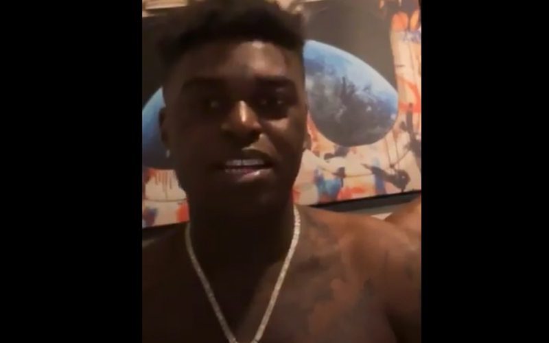 Kodak Black Shows Off His Injury From Justin Bieber Afterparty Shooting