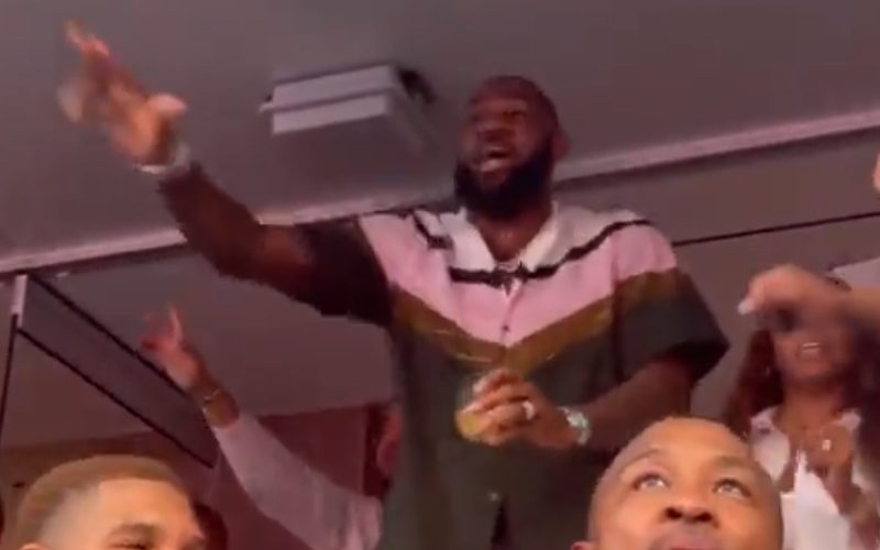 LeBron James Gets Down To 50 Cent During Super Bowl Halftime Show