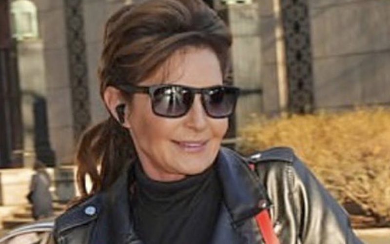 Sarah Palin’s Leather Jacket Look Has Fans Trolling Her Hard