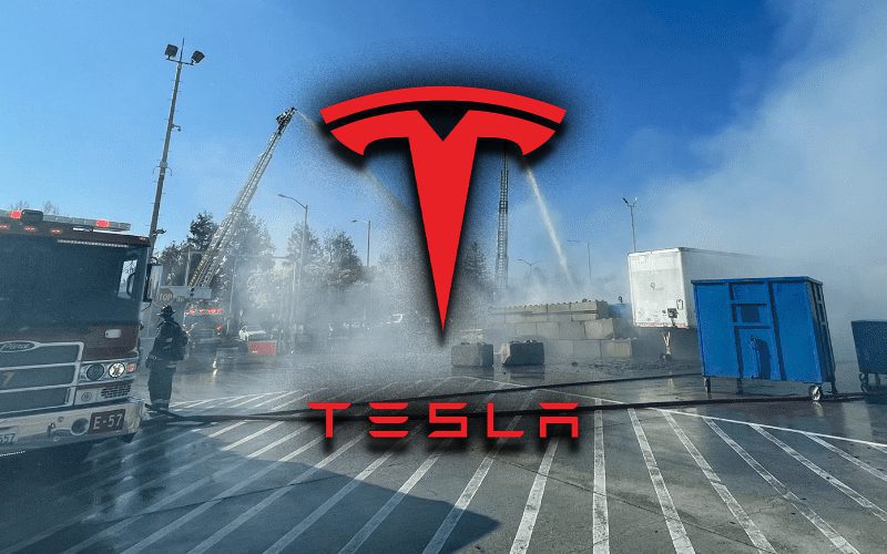 Tesla Factory Catches Fire In Fremont