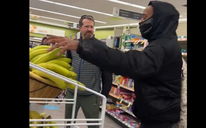 Theives Raid Walgreens & Customers Get Pelted With Bananas