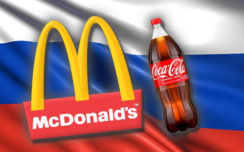 McDonald’s & Coca-Cola Pull Out Of Russia After Intense Pressure