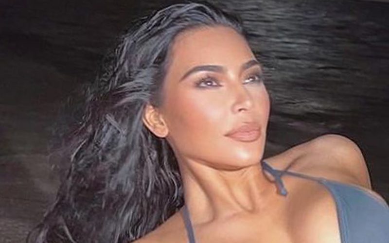 Kim Kardashian Turns Heads With Beach Bikini Photo Drop