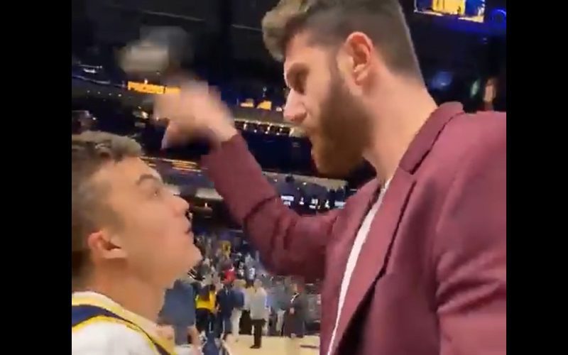Jusuf Nurkic Gets In Fan’s Face & Tosses Their Phone