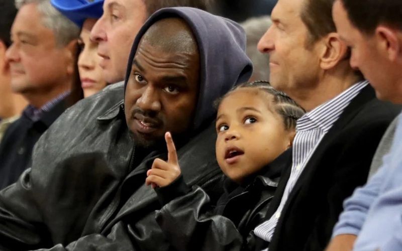 Kanye West Took Son To NBA Game Following Instagram Suspension