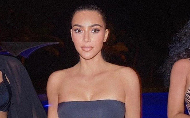 Fans Accuse Kim Kardashian Of Stealing SKIMS Swimsuit Look