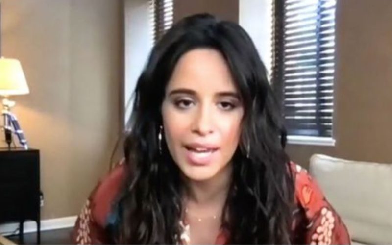 Camila Cabello Experiences Major Wardrobe Malfunction During Webcam Interview