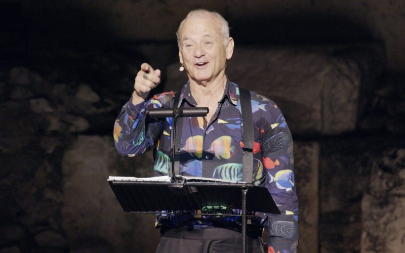 Bill Murray Performs On A 2,000 Year Old Grecian Stage
