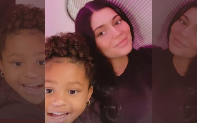 Stormi Crashes Kylie Jenner’s Live Stream Video After Birth