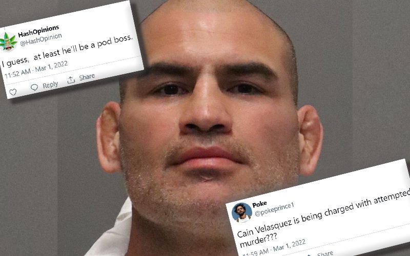 Fans React To Cain Velasquez Arrest For Attempted Murder